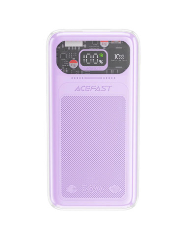 Powerbank 20.000 mAh 30W Acefast M2 Fast Charging Alfalfa Purple