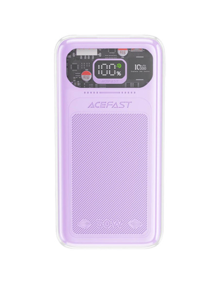 Powerbank 20.000 mAh 30W Acefast M2 Fast Charging Alfalfa Purple