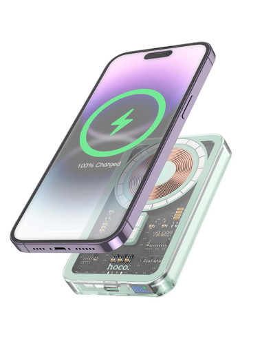 Powerbank 5.000 mAh 20W Hoco Q14 Ice Crystal MagsafeAzul