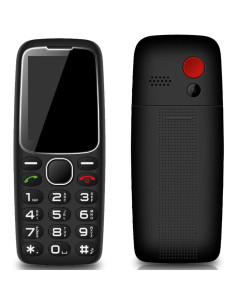 Daewoo DW8001BK Teléfono Móvil Senior Negro