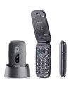 Panasonic KX-TU550EXB Móvil Senior con Base 4G Negro