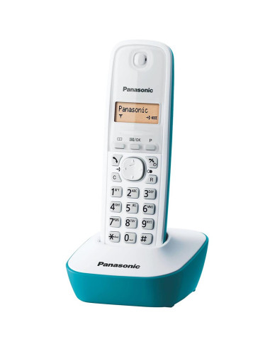 PANASONIC KX-TG1611SPC Teléfono DECT Azul/Caribe