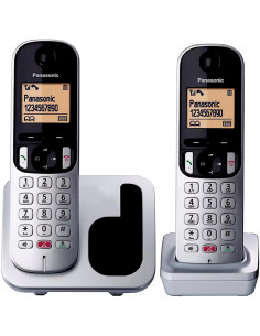 Panasonic KX-TGC212SPS Teléfono Duo Gris/Negro