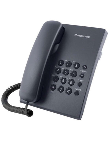 Panasonic KX-TS500EXB Teléfono Sobremesa Negro