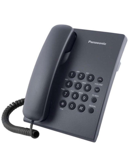 Panasonic KX-TS500EXB Teléfono Sobremesa Negro