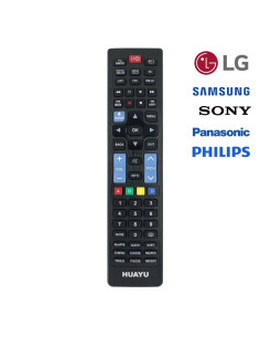 Mando de Repuesto TV HUAYU para LG, Sony, Philips y Panasonic (URC1566)