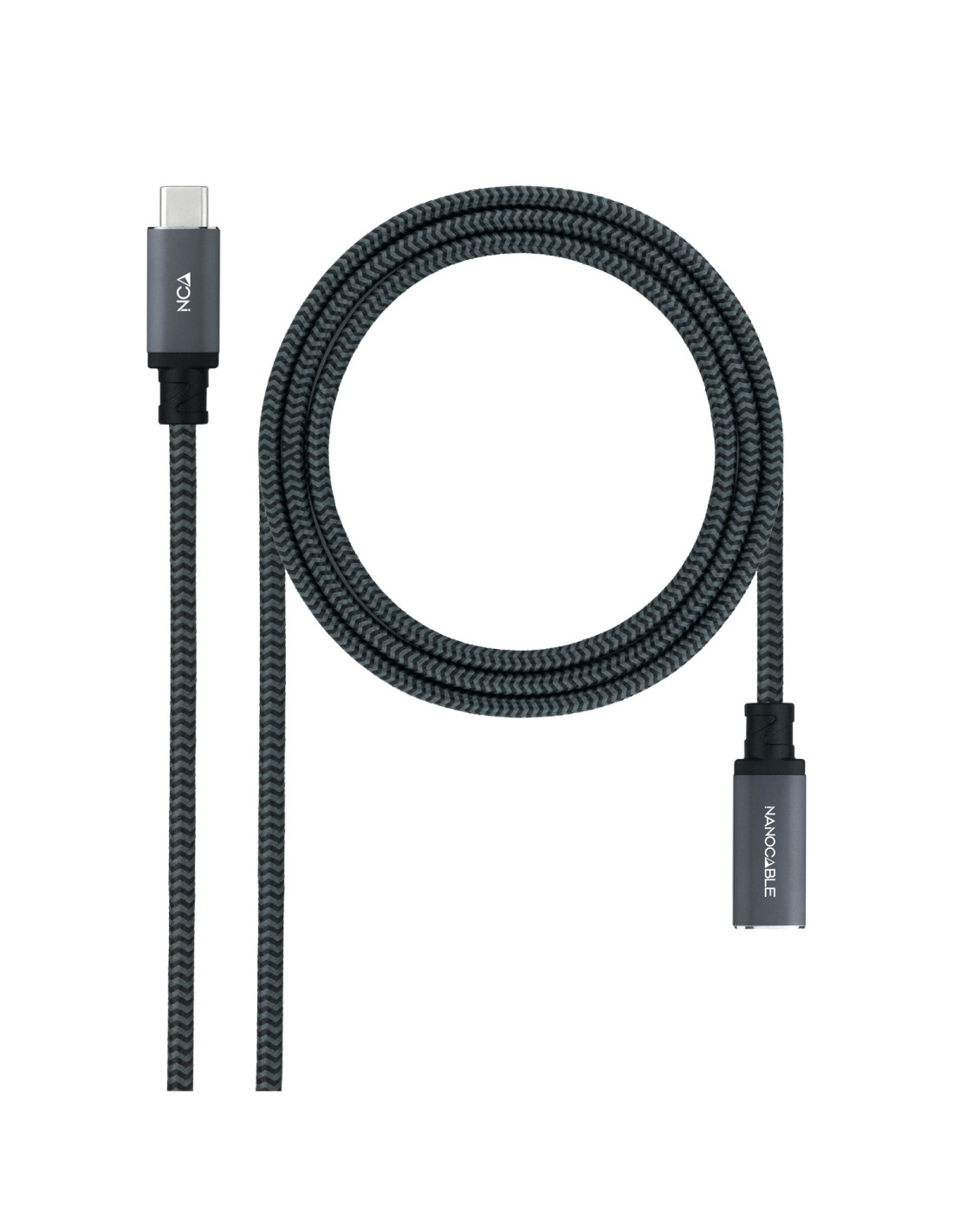 Nanocable 10.01.4501-L150-COMB cable USB USB 3.2 Gen 2x2 1,5 m USB C Negro