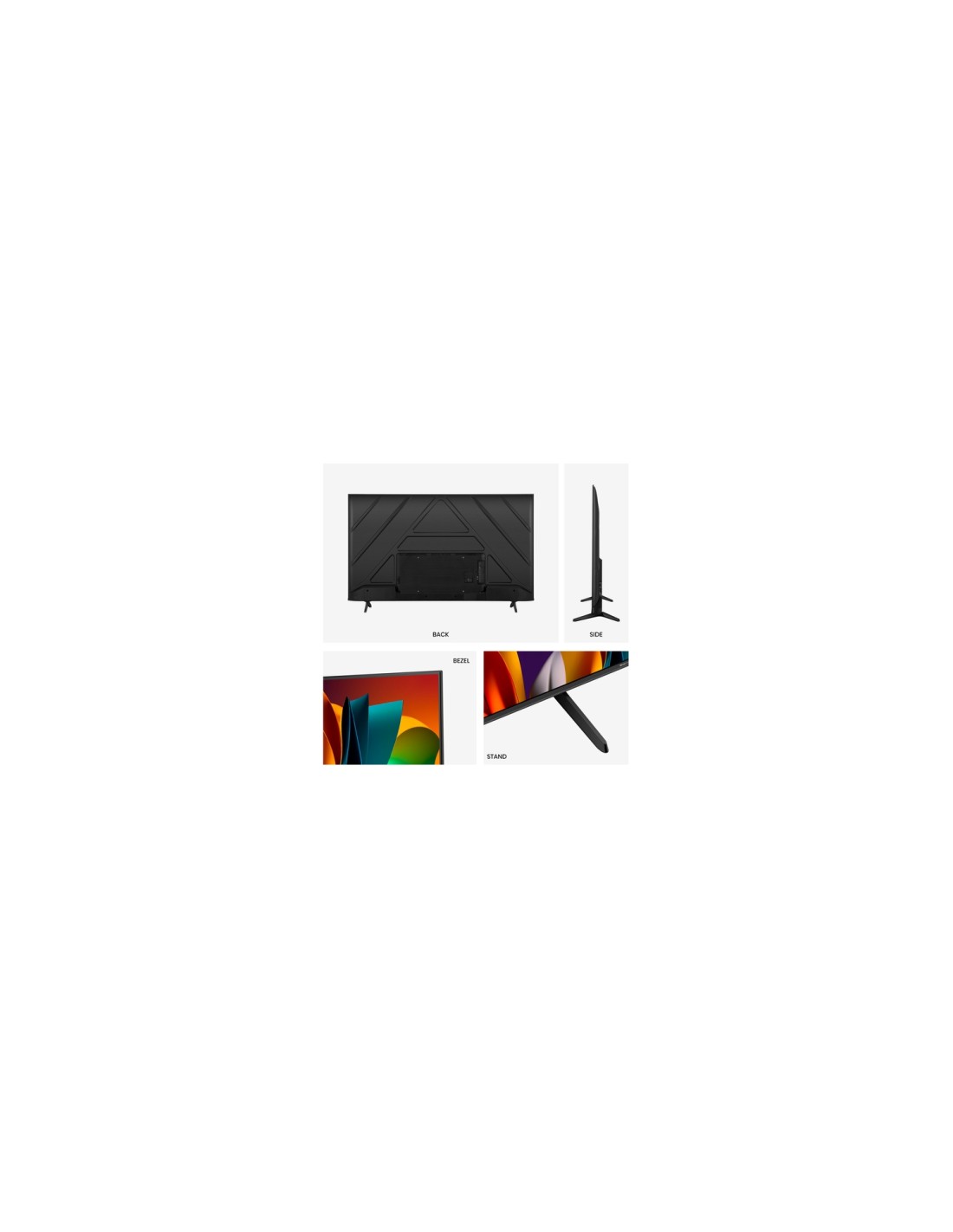 Hisense 55A6N Televisor 139,7 cm (55") 4K Ultra HD Smart TV Wifi Negro 300 cd / m²