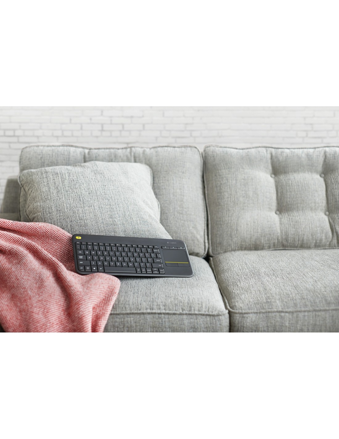 Teclado Logitech K400 Plus RF inalámbrico QWERTY Español Negro