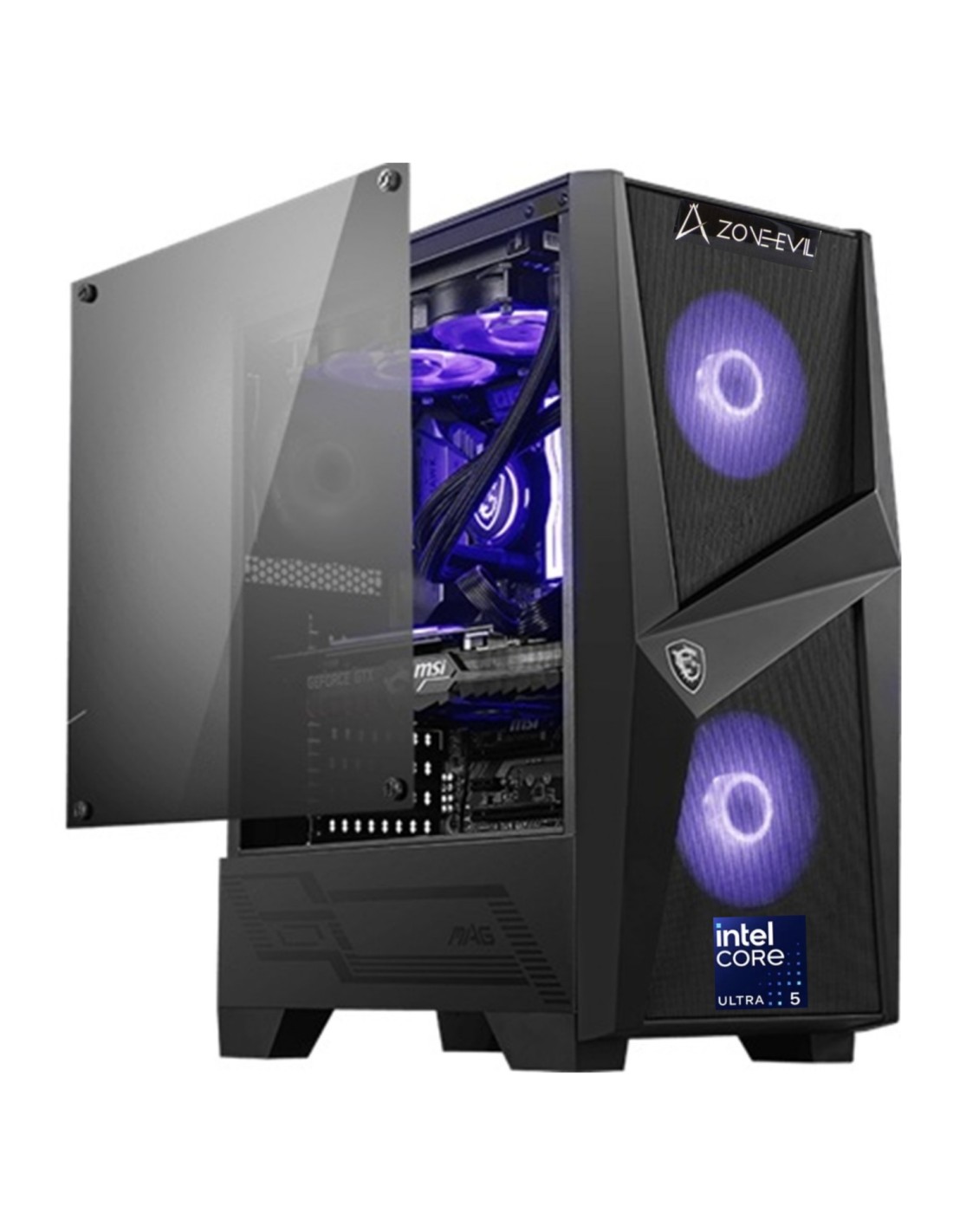 Zone Evil BlazeK Intel Core Ultra5 245K / 32GB / 2TB NVMe/ RTX 4070