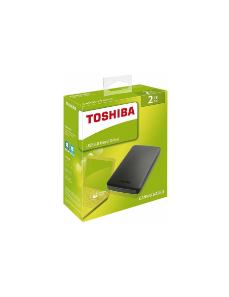 Disco Duro Externo TOSHIBA 2 TB USB 3.2 CANVIO BASIC (HDTB520EK3AA)