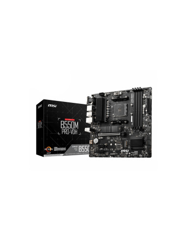 MSI B550M PRO-VDH placa base AMD B550 Zócalo AM4 micro ATX