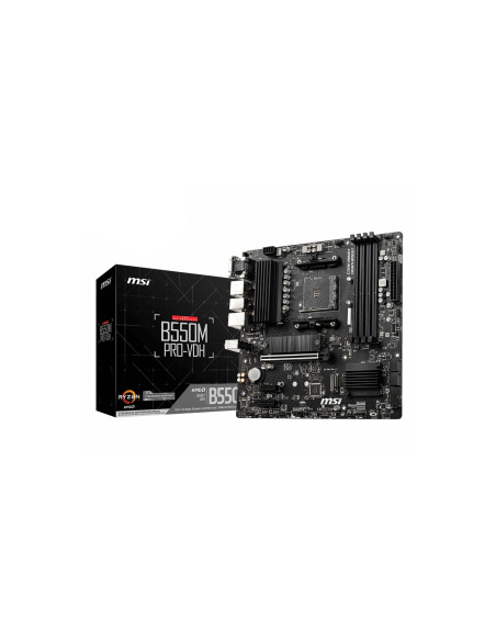 MSI B550M PRO-VDH placa base AMD B550 Zócalo AM4 micro ATX