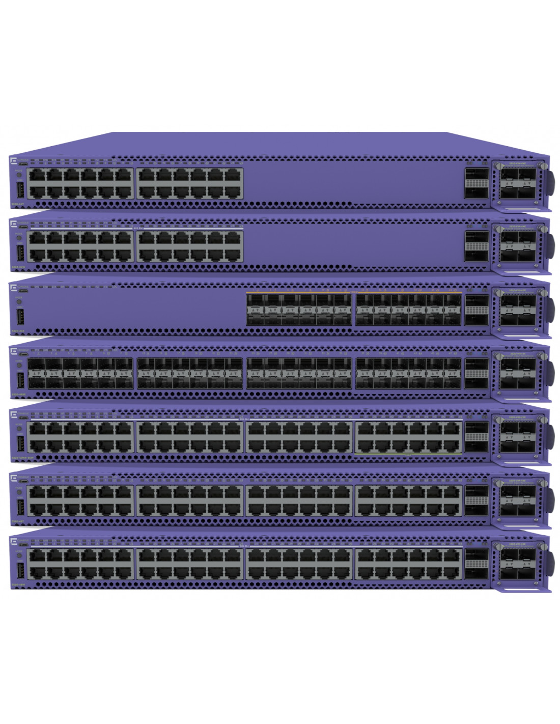 Extreme networks 5520-24X switch L2/L3 Ninguno Púrpura