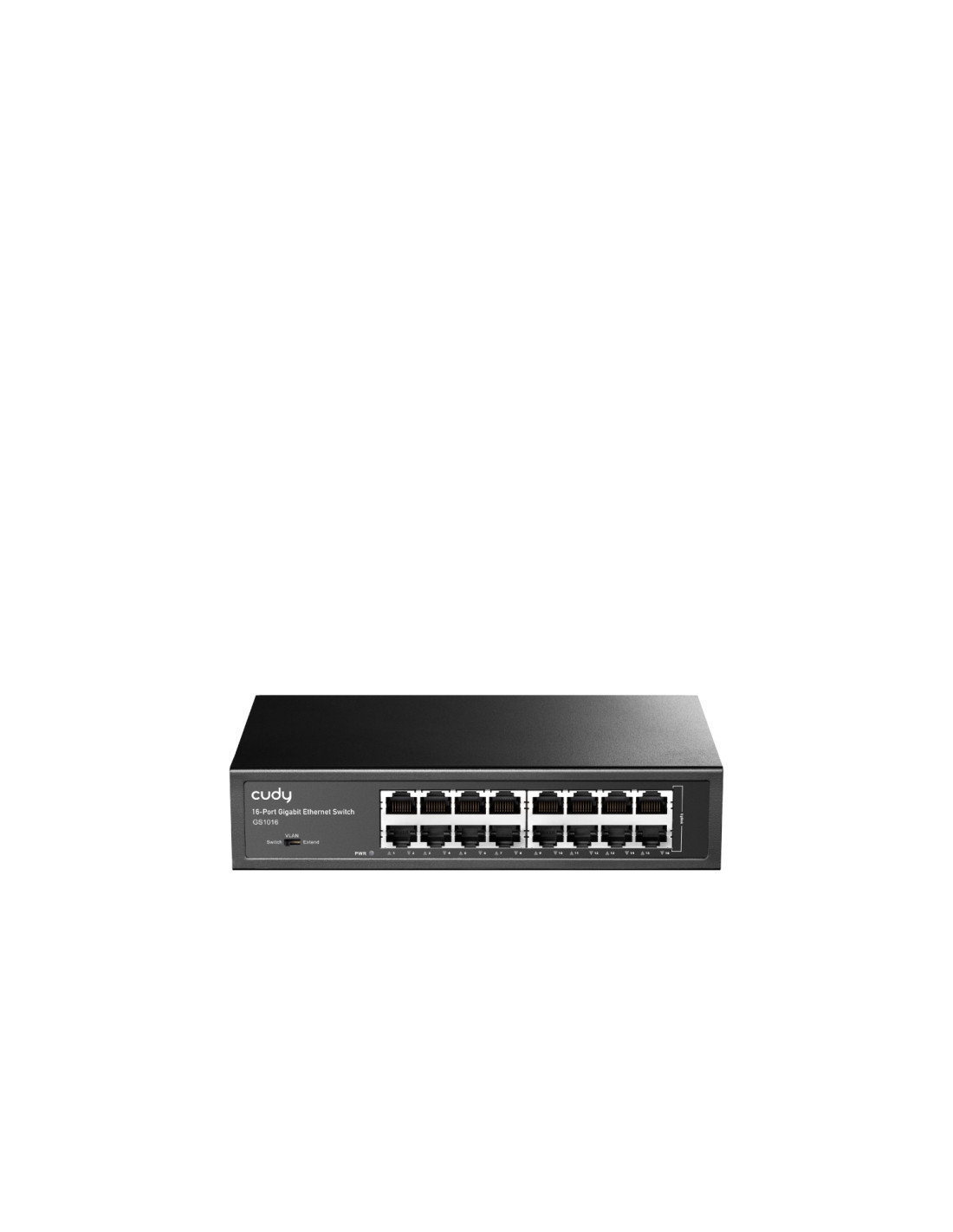 Cudy GS1016 switch Gigabit Ethernet (10/100/1000) Negro