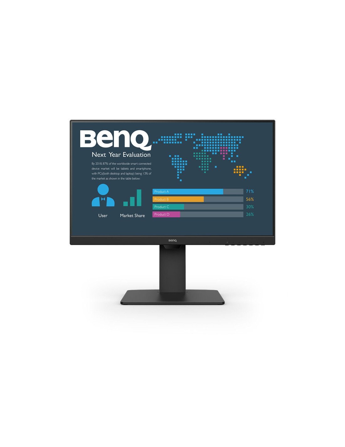 BenQ BL2786TC pantalla para PC 68,6 cm (27") 1920 x 1080 Pixeles Full HD Negro
