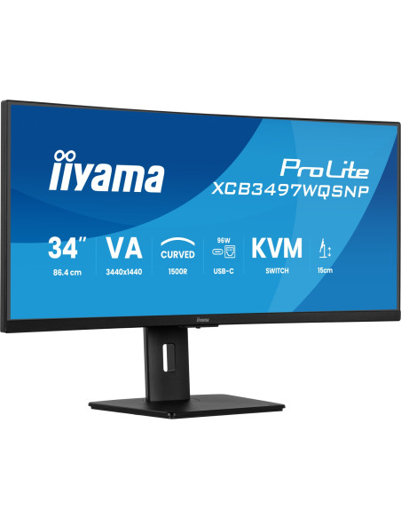 iiyama ProLite XCB3497WQSNP-B1 pantalla para PC 86,4 cm (34") 3440 x