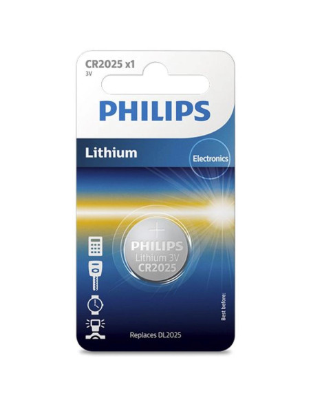 Philips Minicells Batería CR2025/01B