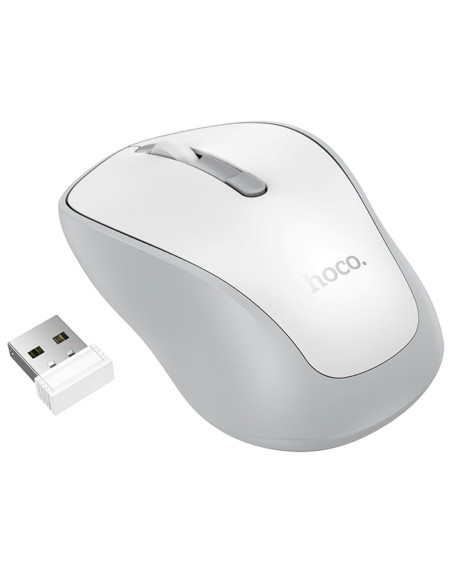 Ratón Hoco GM41 Bluetooth y 2.4G Blanco