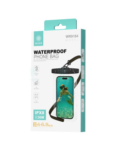 Ikrea WR9184 Funda con Correa Impermeable para móvil 4.0-6.9" IPX8