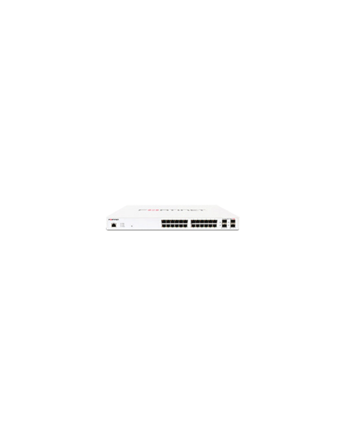 Fortinet FS-124E-POE switch Gestionado L2 Gigabit Ethernet (10/100/1000) Energía sobre Ethernet (PoE) 1U Blanco