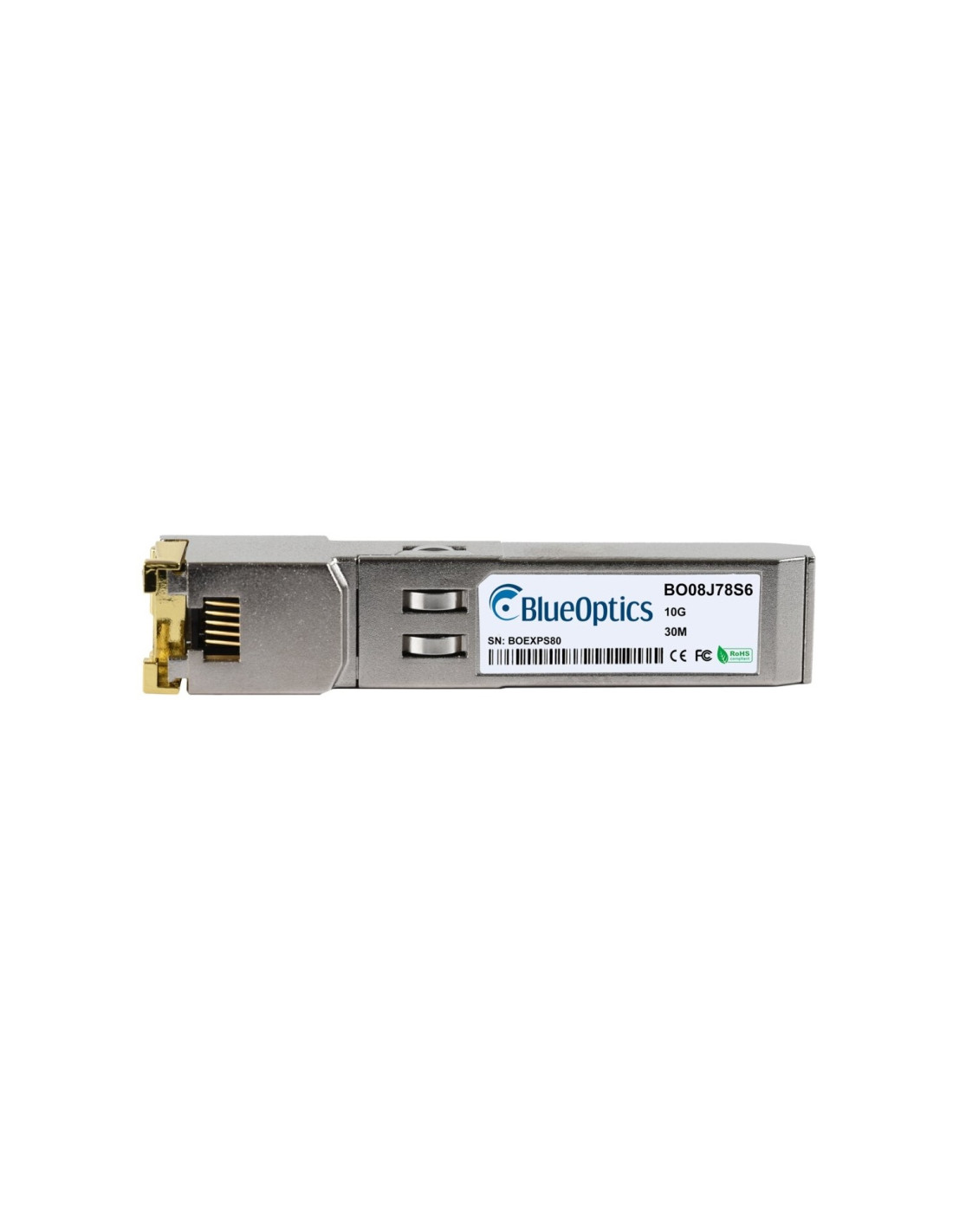 BlueOptics FN-TRAN-SFP+GC-EU-BO red modulo transceptor Fibra óptica