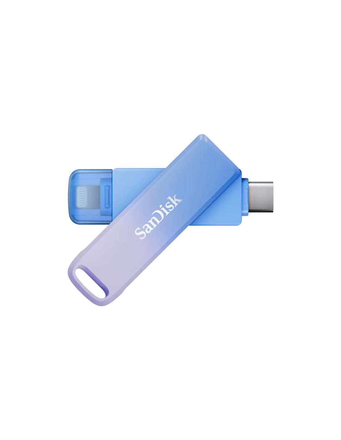 SanDisk Creator Phone Drive unidad flash USB 256 GB USB Type-C / Lightning 3.2 Gen 1 (3.1 Gen 1) Azul, Lila