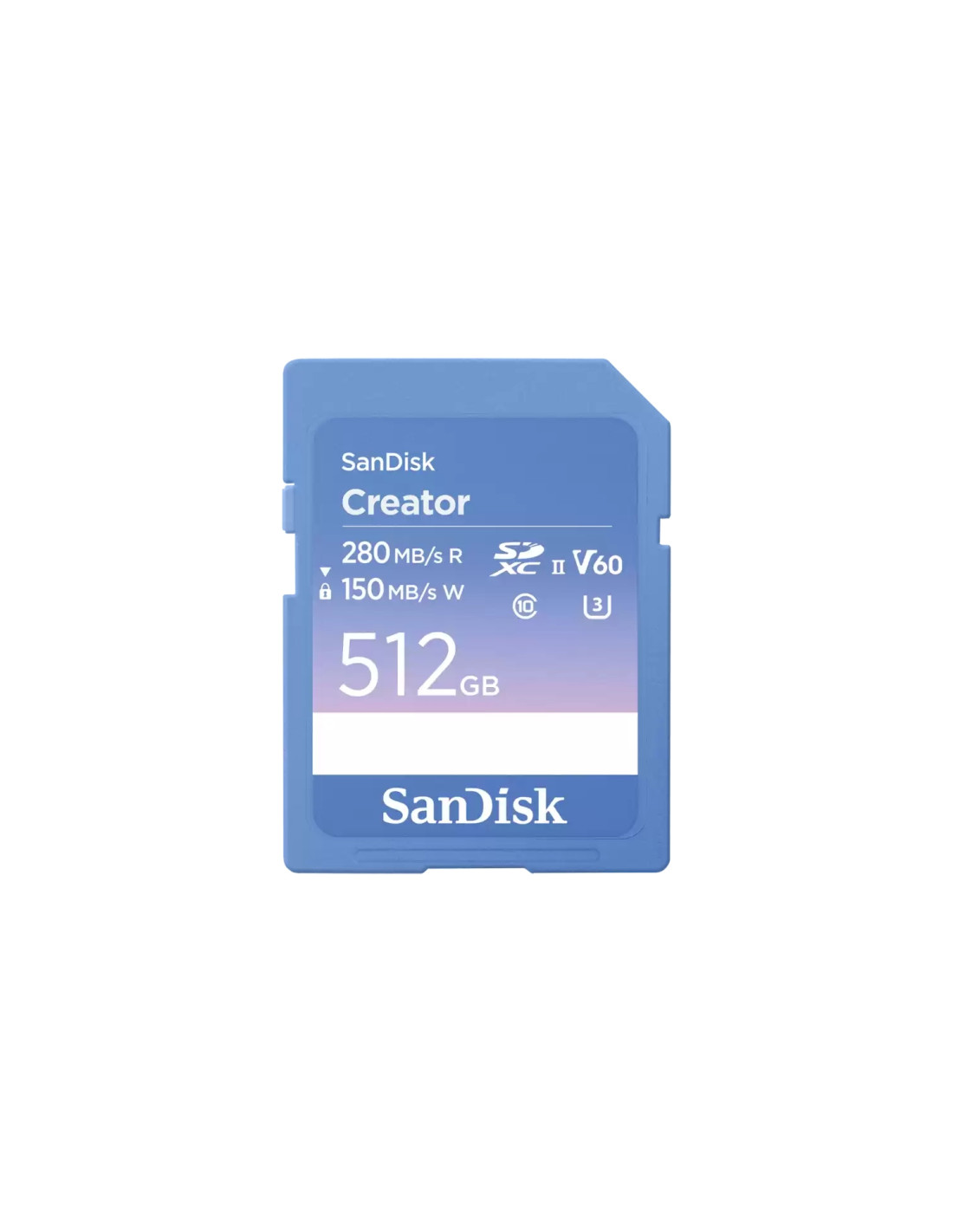 SanDisk Creator 512 GB SDXC UHS-II Clase 10