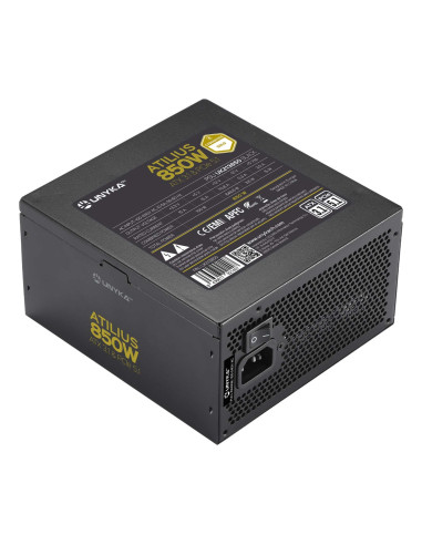 UNYKAch Fuente de Alimentación ATX Atilius 3.1 Black 850W Gold