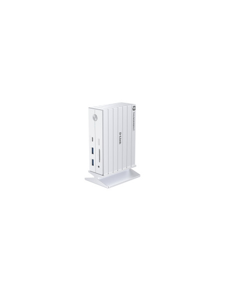 D-Link DUF-E01/E base para portátil y replicador de puertos Alámbrico Thunderbolt 4 Blanco