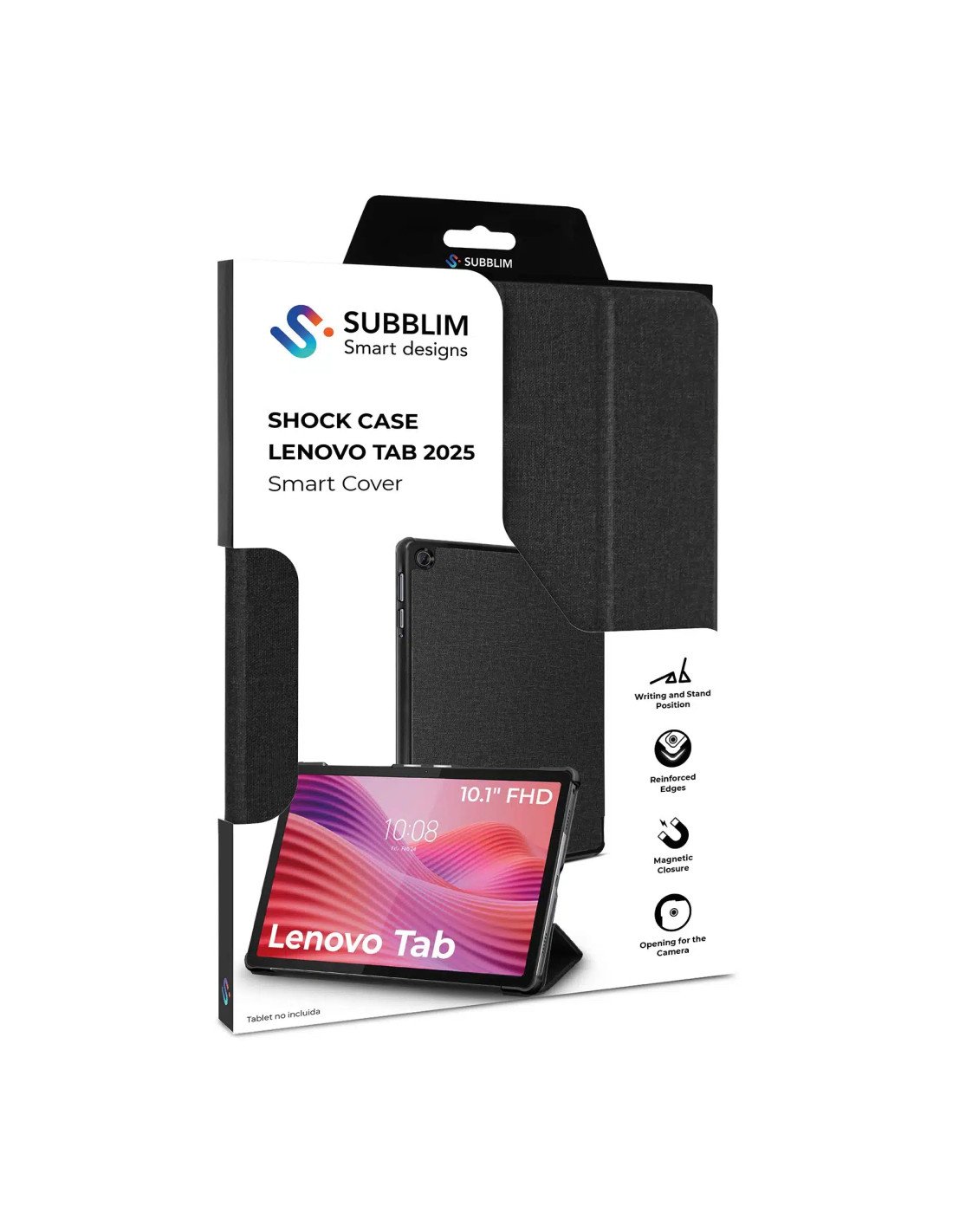 SUBBLIM SUBCST-5SC140 funda para tablet 25,6 cm (10.1") Folio Negro