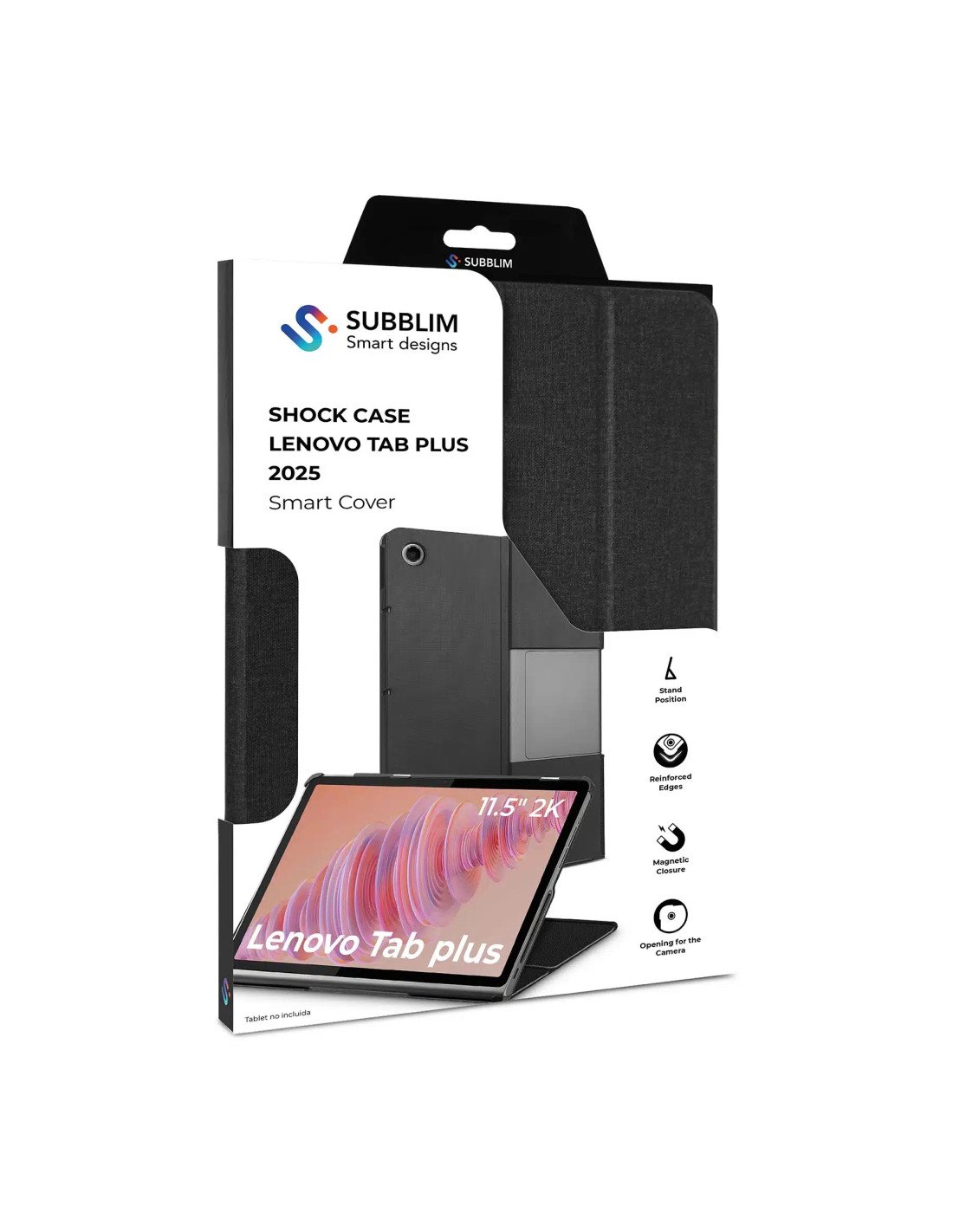 SUBBLIM SUBCST-5SC150 funda para tablet 29,2 cm (11.5") Folio Negro