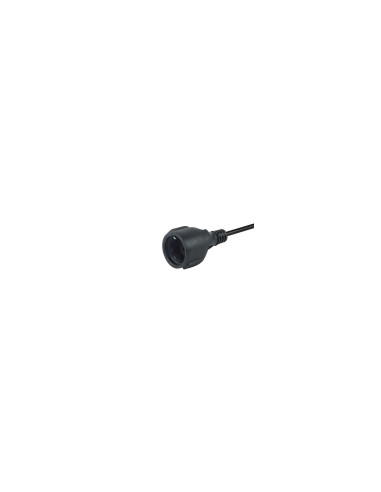 Equip 112182 cable de transmisión Negro 5 m CEE7/7 CEE7/3