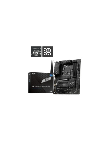 MSI PRO B760-P WIFI DDR4 placa base LGA 1700 ATX