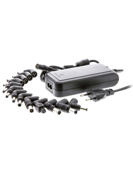 CoolBox CARGADOR PORTATIL UNIVERSAL 90W USB 2.1A + 14 PUNTAS