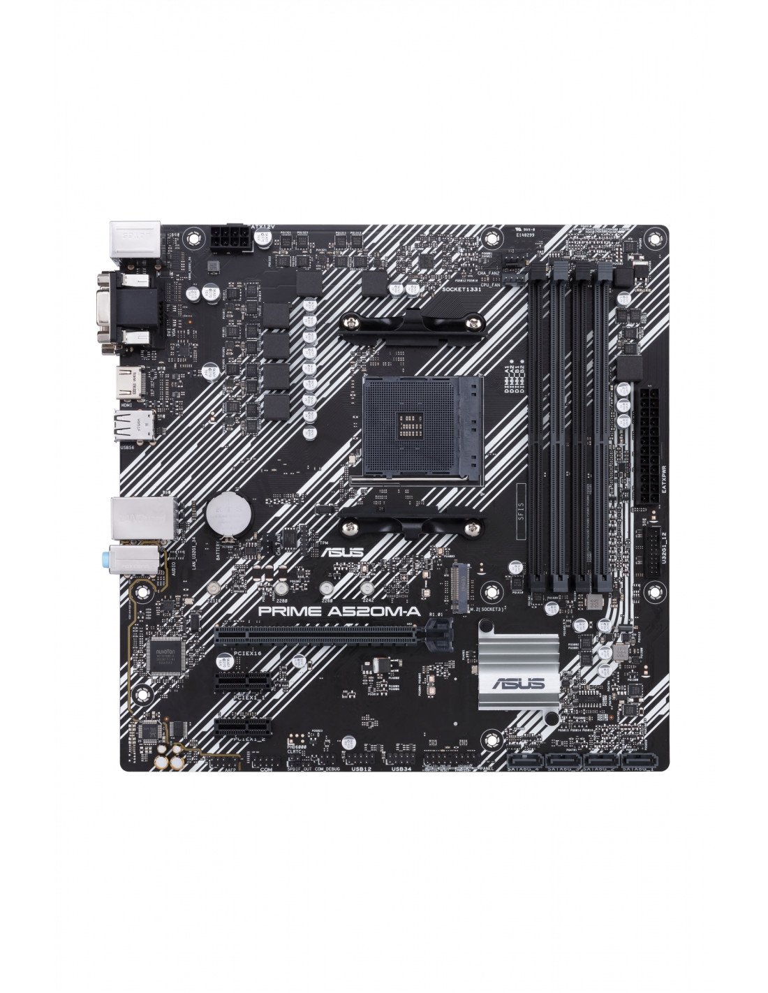 ASUS PRIME A520M-A II/CSM AMD A520 Zócalo AM4 micro ATX