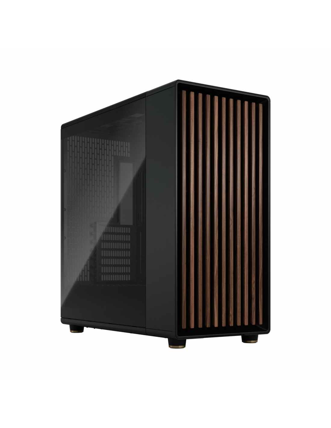 Fractal Design FD-C-NOR1X-02 carcasa de ordenador Midi Tower Negro, Carbón vegetal