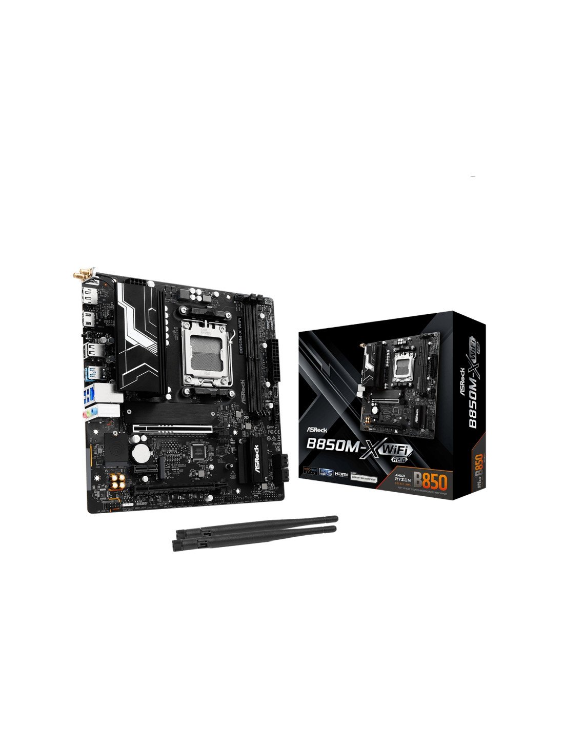 Asrock B850M-X WiFi R2.0 AMD B850 Zócalo AM5 micro ATX
