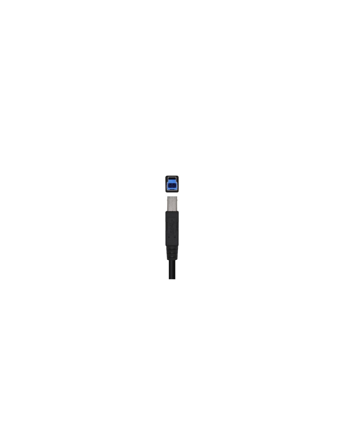 AISENS Cable USB 3.0 Impresora Tipo A/M-B/M, Negro, 3.0m