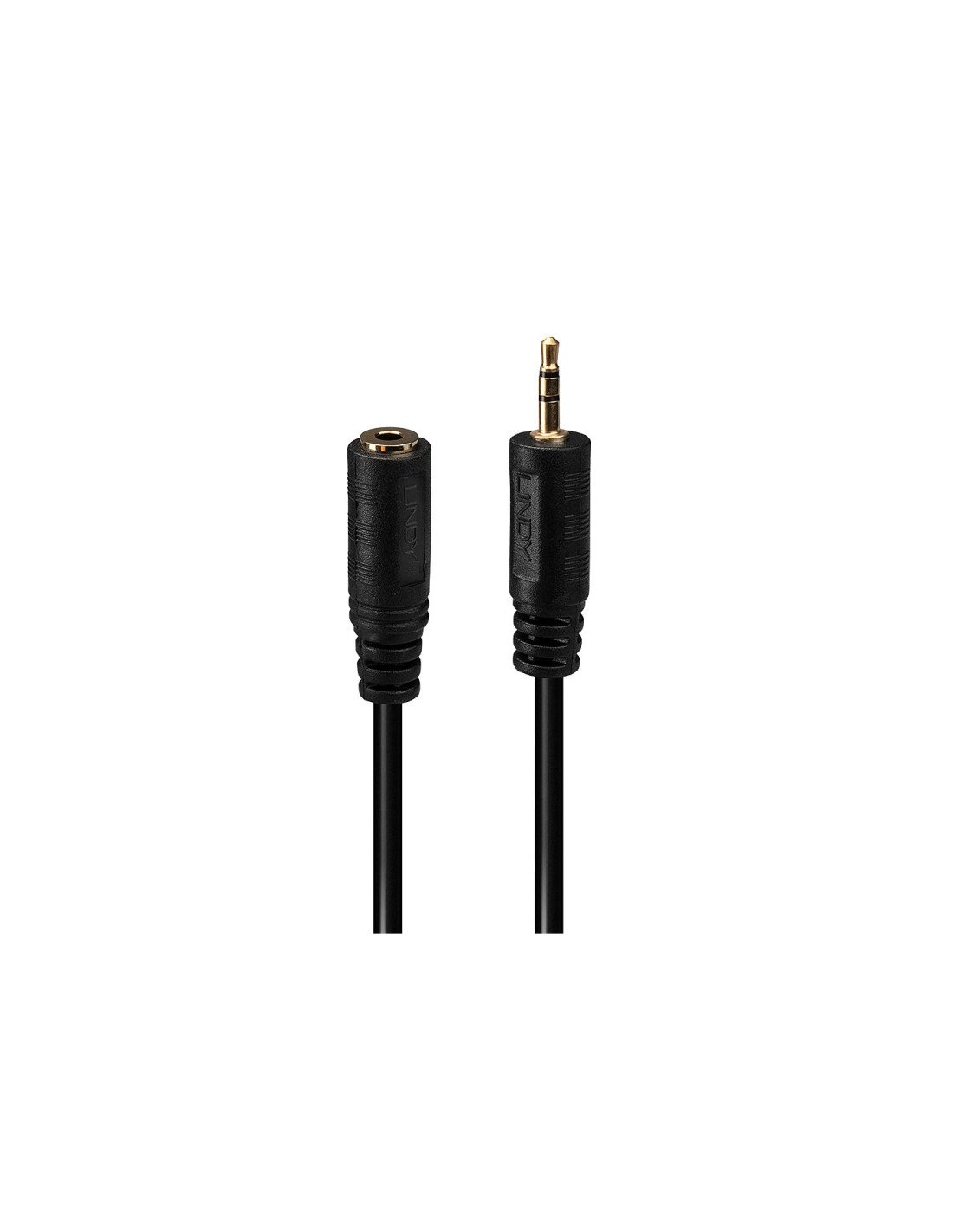 Lindy 35698 cable de audio 0,2 m 2,5mm 3,5mm Negro