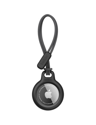 Belkin LLavero para Apple Airtag Negro con Correa (F8W974BTBLK)