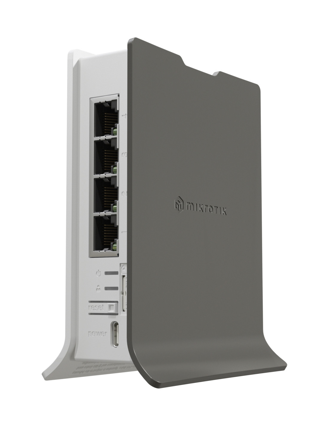 Mikrotik hAP ax lite LTE6 router inalámbrico Gigabit Ethernet Banda única (2,4 GHz) Gris, Blanco