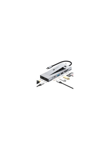 Leotec Docking Station 8 en 1 con ranura M.2 para SSD