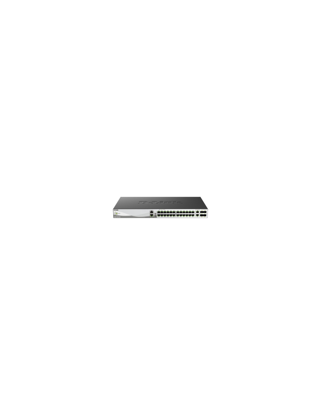 D-Link DMS-3130-30TS/E switch Gestionado L3 10G Ethernet (100/1000/10000) Montaje en pared/escritorio Negro