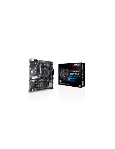 ASUS PRIME A520M-K AMD A520 Zócalo AM4 micro ATX