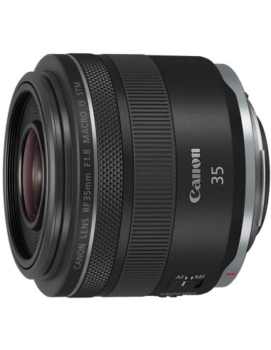 Canon RF 35 mm f1.8 IS Macro STM MILC Objetivos macro Negro