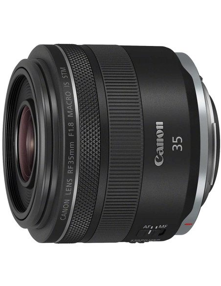 Canon RF 35 mm f1.8 IS Macro STM MILC Objetivos macro Negro