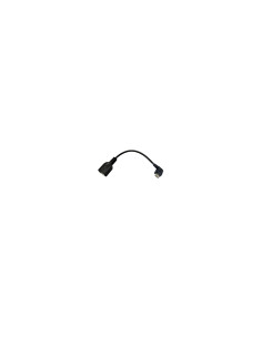 Nanocable CABLE USB 2.0 OTG ACODADO, TIPO MICRO B/M-A/H, NEGRO, 15 CM