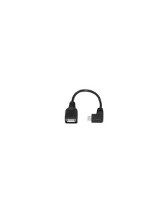 Nanocable CABLE USB 2.0 OTG ACODADO, TIPO MICRO B/M-A/H, NEGRO, 15 CM 2