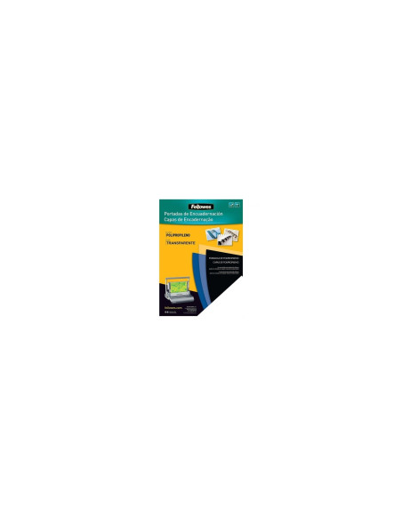 FELLOWES 54770 PACK DE 100 PORTADAS DE POLIPROPILENO TRANSPARENTE TAMAÍ‘O A4 500 MICRAS